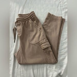 Athleta Cargo Crop Pants Khaki size 2